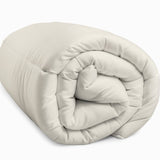 All - in - One Lazy Duvet | Cream/Green | Single - 140cm (W) x 200cm (L) - The Bedding & Blankets Store