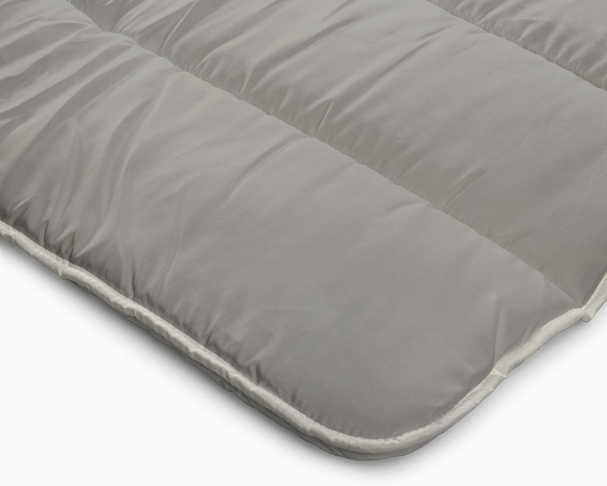 All - in one Lazy Duvet | Cream/Khaki | Single - 140cm (W) x 200cm (L) - The Bedding & Blankets Store