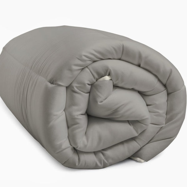 All - in one Lazy Duvet | Cream/Khaki | Single - 140cm (W) x 200cm (L) - The Bedding & Blankets Store