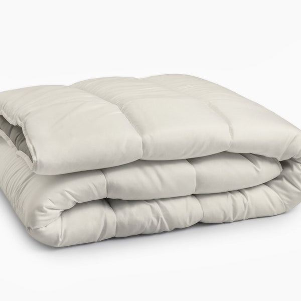 All - in one Lazy Duvet | Cream/Khaki | Single - 140cm (W) x 200cm (L) - The Bedding & Blankets Store