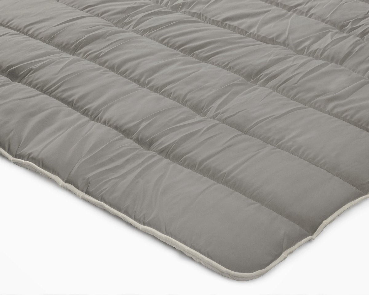 All - in one Lazy Duvet | Cream/Khaki | Single - 140cm (W) x 200cm (L) - The Bedding & Blankets Store