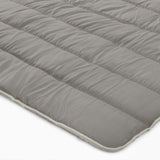 All - in one Lazy Duvet | Cream/Khaki | Single - 140cm (W) x 200cm (L) - The Bedding & Blankets Store