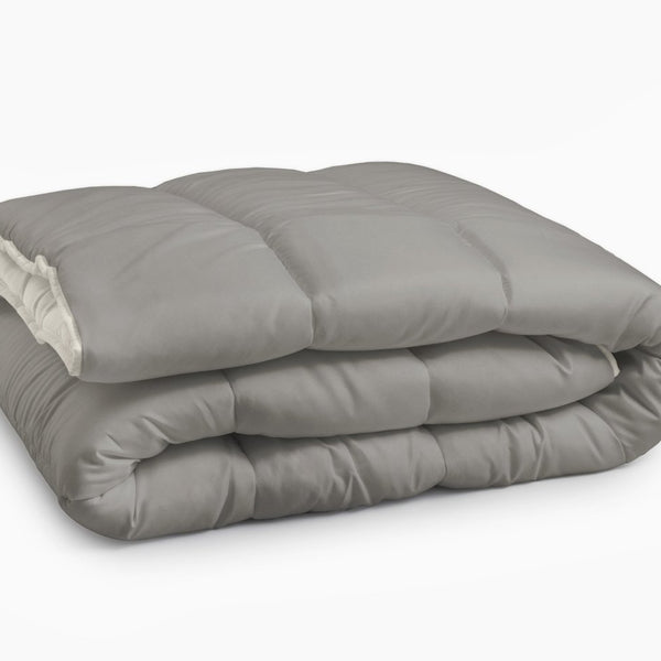 All - in one Lazy Duvet | Cream/Khaki | Single - 140cm (W) x 200cm (L) - The Bedding & Blankets Store