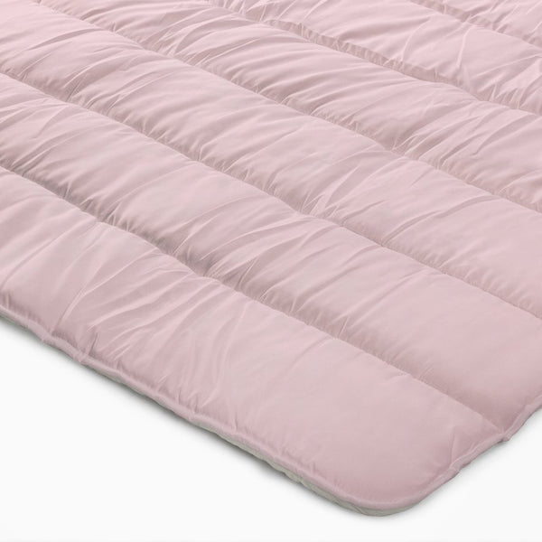 All - in one Lazy Duvet | Cream/Pink | Single - 140cm (W) x 200cm (L) - The Bedding & Blankets Store
