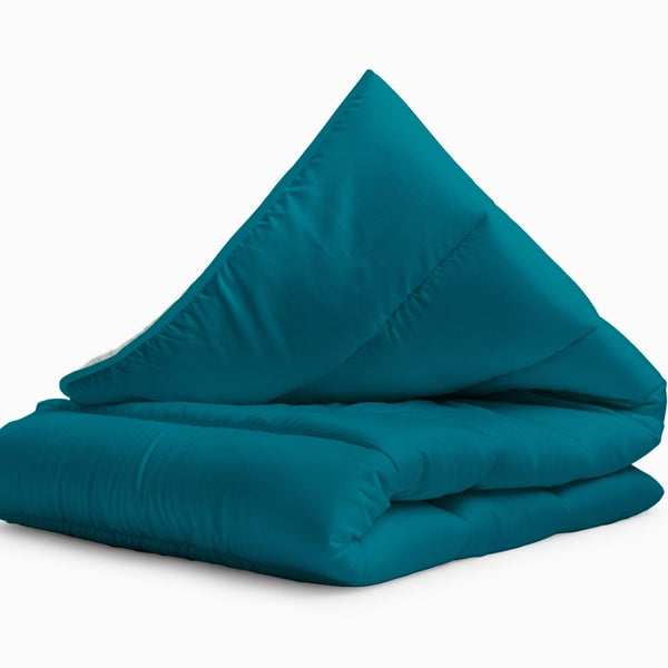 All - in - One Lazy Duvet | Foggy/Plume | Single - 140cm (W) x 200cm (L) - The Bedding & Blankets Store