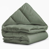 All - in one Lazy Duvet | Green | Single - 140cm (W) x 200cm (L) - The Bedding & Blankets Store