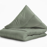 All - in one Lazy Duvet | Green | Single - 140cm (W) x 200cm (L) - The Bedding & Blankets Store