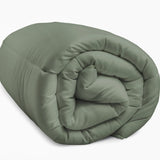 All - in one Lazy Duvet | Green | Single - 140cm (W) x 200cm (L) - The Bedding & Blankets Store