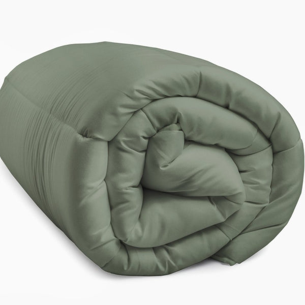All - in one Lazy Duvet | Green | Single - 140cm (W) x 200cm (L) - The Bedding & Blankets Store