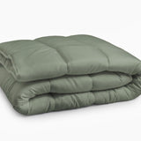 All - in one Lazy Duvet | Green | Single - 140cm (W) x 200cm (L) - The Bedding & Blankets Store