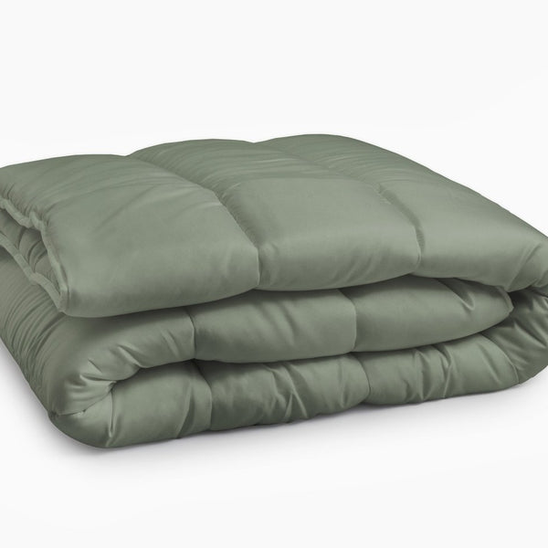 All - in one Lazy Duvet | Green | Single - 140cm (W) x 200cm (L) - The Bedding & Blankets Store