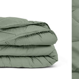 All - in one Lazy Duvet | Green | Single - 140cm (W) x 200cm (L) - The Bedding & Blankets Store