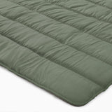 All - in one Lazy Duvet | Green/Khaki | Single - 140cm (W) x 200cm (L) - The Bedding & Blankets Store