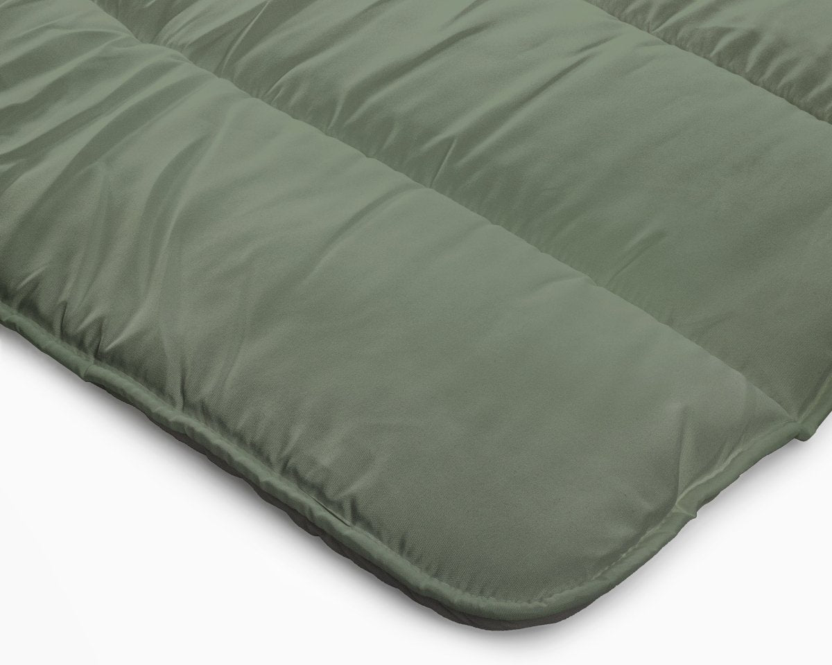All - in one Lazy Duvet | Green/Khaki | Single - 140cm (W) x 200cm (L) - The Bedding & Blankets Store