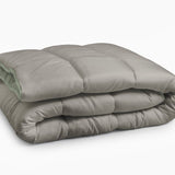 All - in one Lazy Duvet | Green/Khaki | Single - 140cm (W) x 200cm (L) - The Bedding & Blankets Store