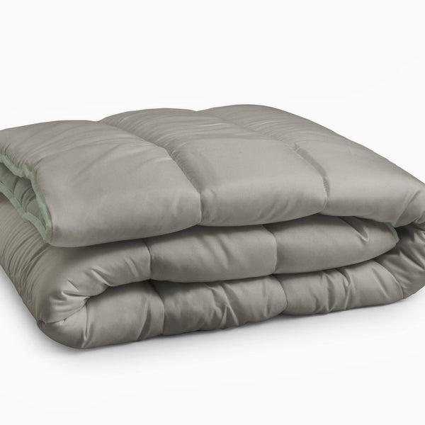 All - in one Lazy Duvet | Green/Khaki | Single - 140cm (W) x 200cm (L) - The Bedding & Blankets Store