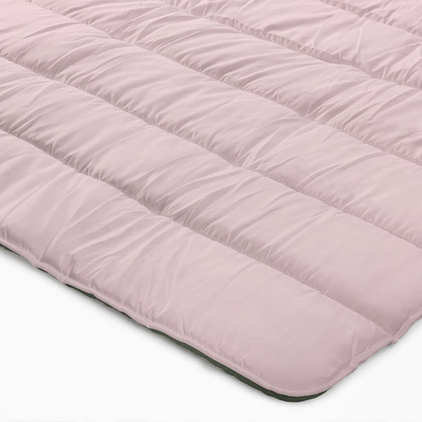 All - in one Lazy Duvet | Green/Pink | Single - 140cm (W) x 200cm (L) - The Bedding & Blankets Store