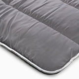 All - in - One Lazy Duvet | Grey Anthracite | Single - 140cm (W) x 200cm (L) - The Bedding & Blankets Store