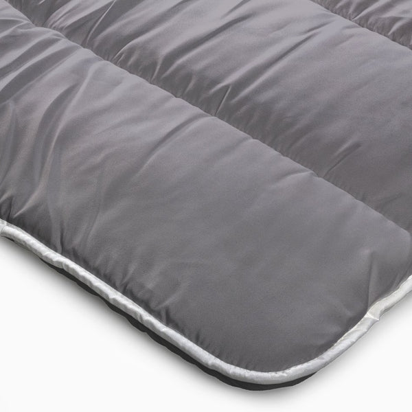 All - in - One Lazy Duvet | Grey Anthracite | Single - 140cm (W) x 200cm (L) - The Bedding & Blankets Store