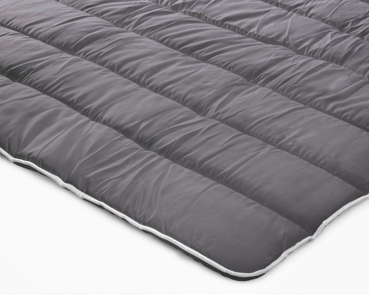 All - in - One Lazy Duvet | Grey Anthracite | Single - 140cm (W) x 200cm (L) - The Bedding & Blankets Store