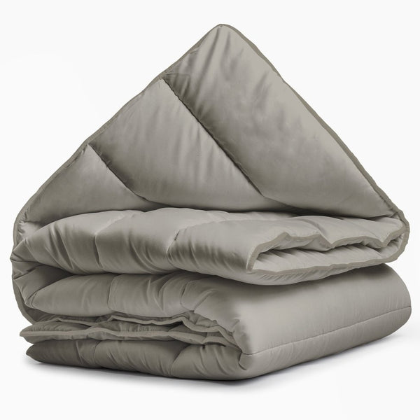 All - in one Lazy Duvet | Khaki | Single - 140cm (W) x 200cm (L) - The Bedding & Blankets Store