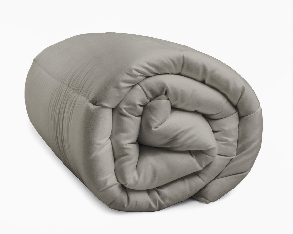 All - in one Lazy Duvet | Khaki | Single - 140cm (W) x 200cm (L) - The Bedding & Blankets Store