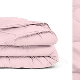 All - in - One Lazy Duvet | Pink | Single - 140cm (W) x 200cm (L) - The Bedding & Blankets Store
