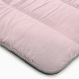 All - in one Lazy Duvet | Pink/Khaki | Single - 140cm (W) x 200cm (L) - The Bedding & Blankets Store