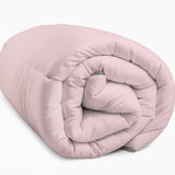 All - in one Lazy Duvet | Pink/Khaki | Single - 140cm (W) x 200cm (L) - The Bedding & Blankets Store