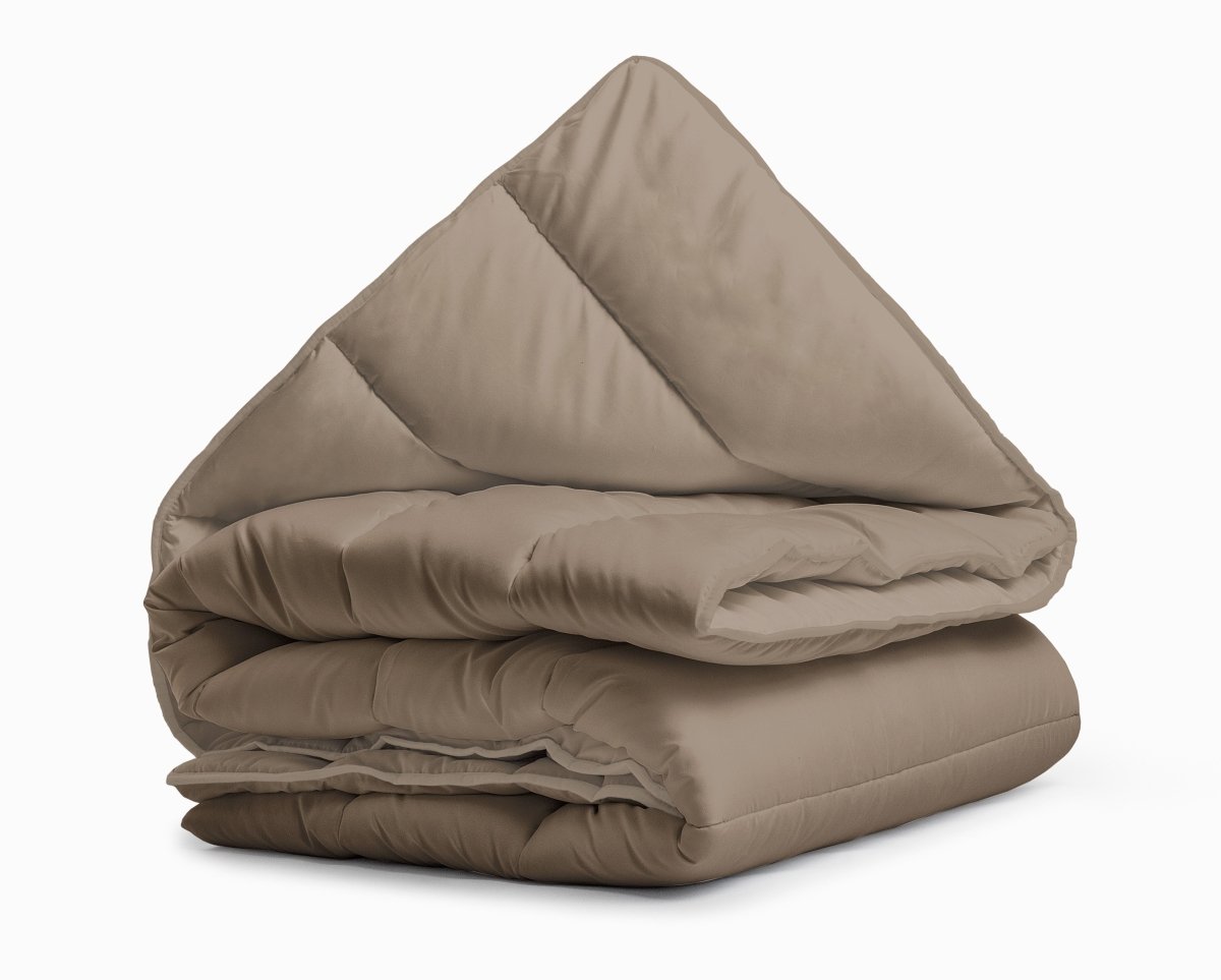 All - in - One Lazy Duvet | Teak | Single - 140cm (W) x 200cm (L) - The Bedding & Blankets Store