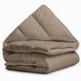 All - in - One Lazy Duvet | Teak | Single - 140cm (W) x 200cm (L) - The Bedding & Blankets Store