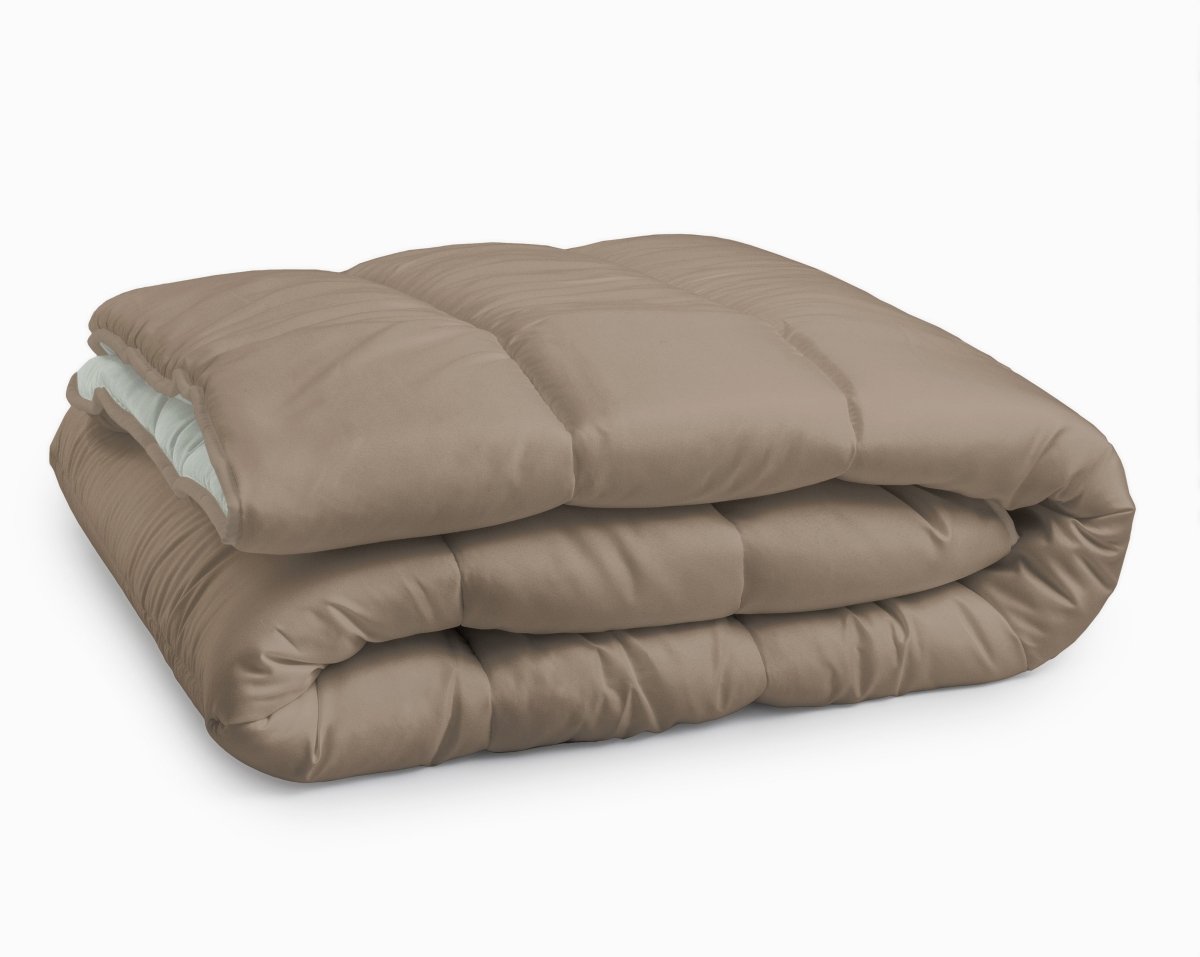 All - in - One Lazy Duvet | Teak | Single - 140cm (W) x 200cm (L) - The Bedding & Blankets Store