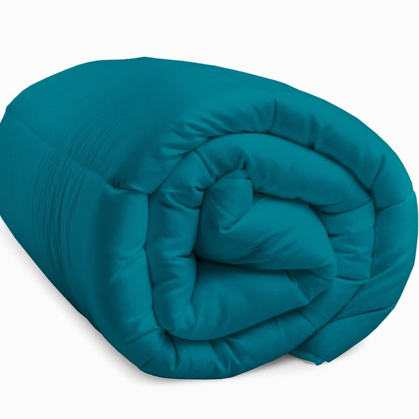 All - in - One Lazy Duvet | Teak/Plume | Single - 140cm (W) x 200cm (L) - The Bedding & Blankets Store