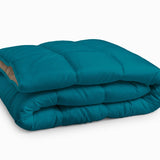 All - in - One Lazy Duvet | Teak/Plume | Single - 140cm (W) x 200cm (L) - The Bedding & Blankets Store