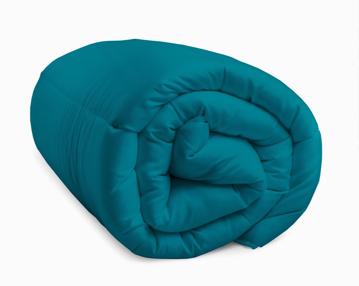 All - in - One Lazy Duvet | Teak/Plume | Single - 140cm (W) x 200cm (L) - The Bedding & Blankets Store