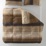 All - in - One Marina Lazy Duvet & Pillowcases Set | Taupe | Single - 140cm (W) x 200cm (L) - The Bedding & Blankets Store