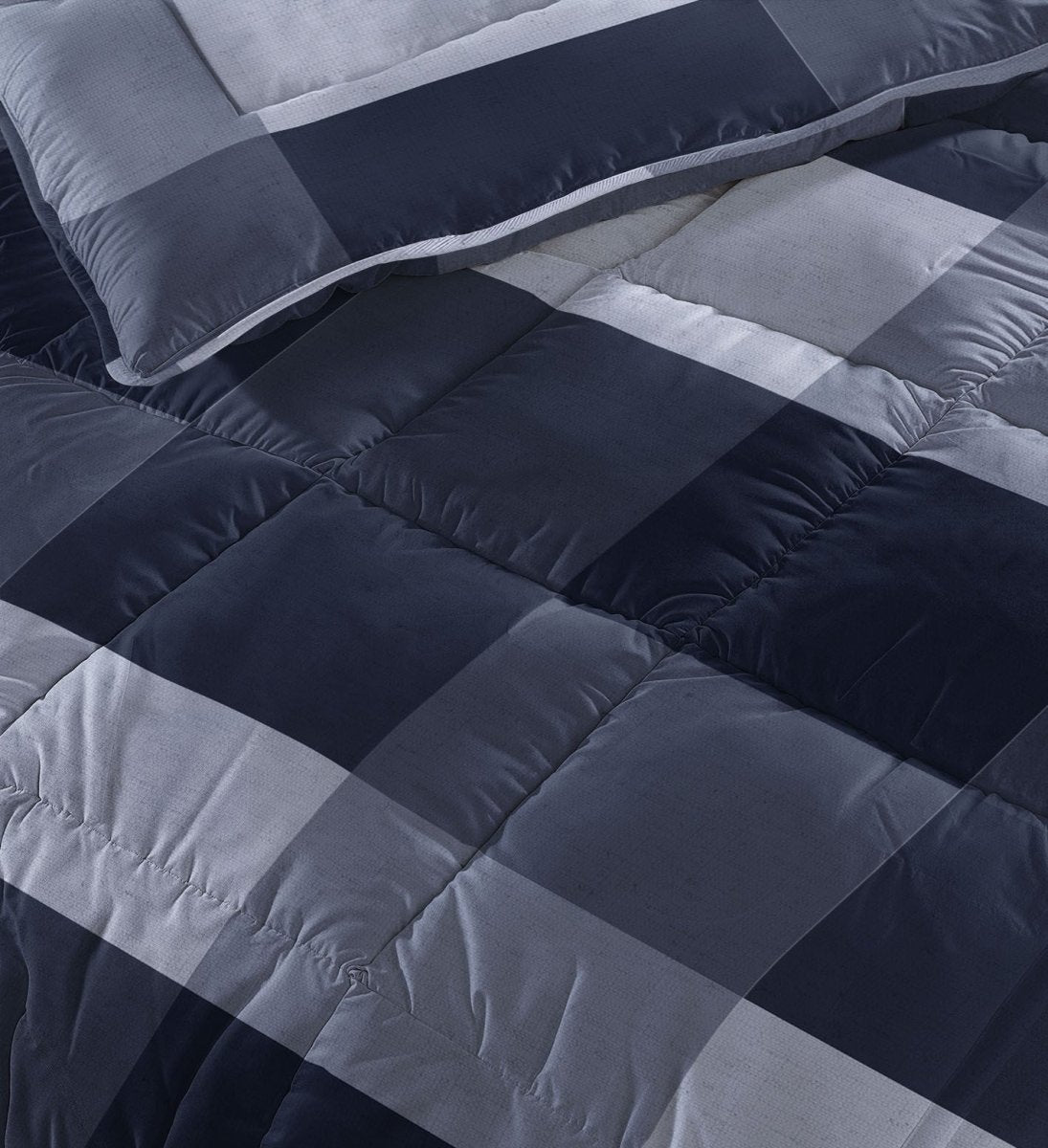 Anne All - in - One Lazy Duvet & Pillowcases Set | Blue | Single - 140cm (W) x 200cm (L) - The Bedding & Blankets Store