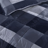 Anne All - in - One Lazy Duvet & Pillowcases Set | Blue | Single - 140cm (W) x 200cm (L) - The Bedding & Blankets Store