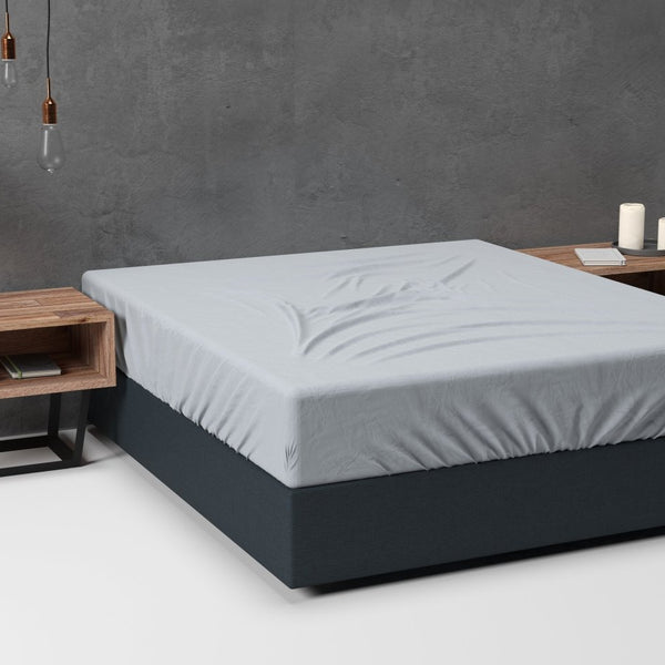 Classic Flannel Fitted Sheet | Grey | Single 90 x 200cm (L) x cm (D) - The Bedding & Blankets Store