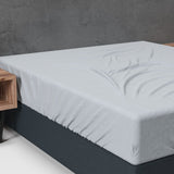 Classic Flannel Fitted Sheet | Grey | Single 90 x 200cm (L) x cm (D) - The Bedding & Blankets Store