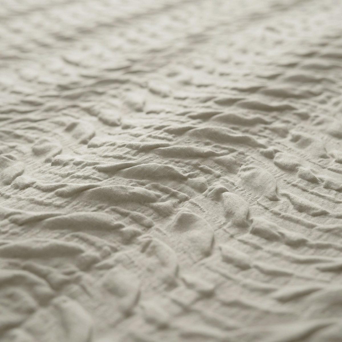 Embossed Microfibre Duvet Cover Set Curve 3D | Cream | Single - 140cm (W) x 220cm (L) - The Bedding & Blankets Store