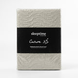 Embossed Microfibre Duvet Cover Set Curve 3D | Cream | Single - 140cm (W) x 220cm (L) - The Bedding & Blankets Store