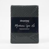 Embossed Microfibre Duvet Cover Set Modern Geo 3D | Anthracite | Single - 140cm (W) x 220cm (L) - The Bedding & Blankets Store