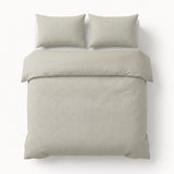 Embossed Microfibre Duvet Cover Set Modern Geo 3D | Cream | Single - 140cm (W) x 220cm (L) - The Bedding & Blankets Store