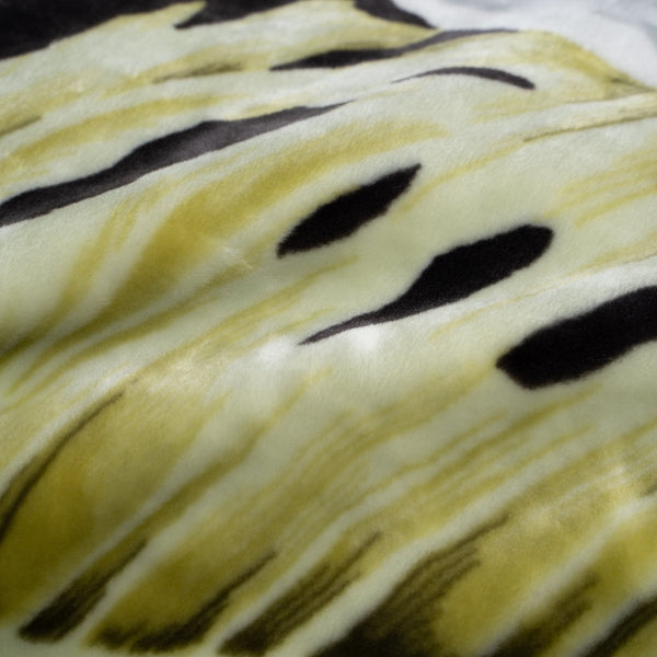 Embossed Snow Tiger Duvet | Black | Large Double (EU) - 200cm (W) x 240cm (L) - The Bedding & Blankets Store