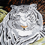 Embossed Snow Tiger Duvet | Black | Large Double (EU) - 200cm (W) x 240cm (L) - The Bedding & Blankets Store