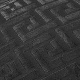 Embossed Velvet Duvet Cover Set Fashion | Black | Single - 135cm (W) x 200cm (L) - The Bedding & Blankets Store