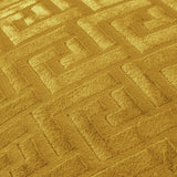 Embossed Velvet Duvet Cover Set Fashion | Gold | Single - 135cm (W) x 200cm (L) - The Bedding & Blankets Store
