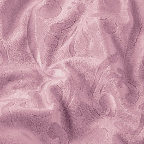 Embossed Velvet Duvet Cover Set Sultan | Pink | Single - 140cm (W) x 220cm (L) - The Bedding & Blankets Store