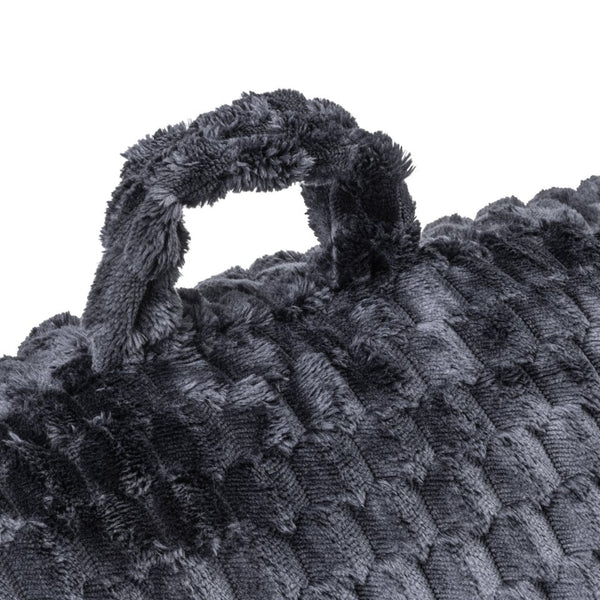 Ergonomic Bedrest Back & Neck Support Pillow | Grey Anthracite | 34cm x 50cm - The Bedding & Blankets Store